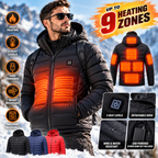 Men’s USB Heated Jacket – 3-Level Temperature Control
